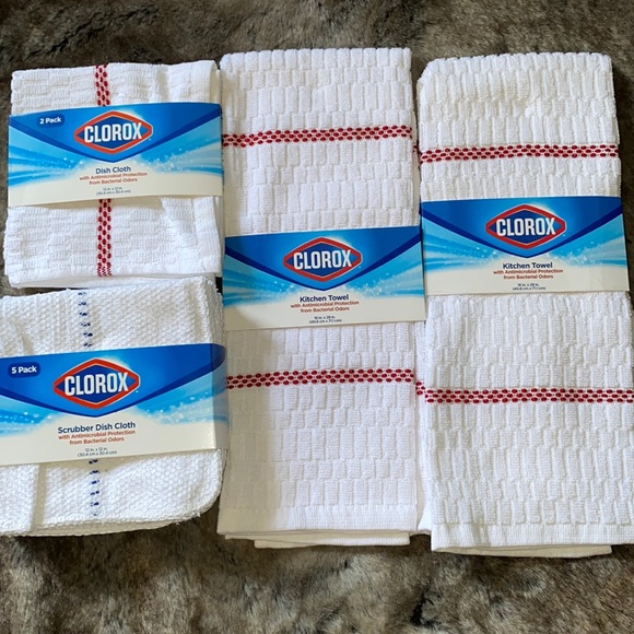 Clorox Kitchen Clorox Kitchen Towels Dish Cloths Scrubber Lot 9